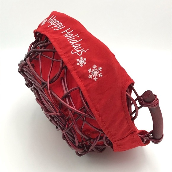Red Holiday Basket - Picture 4 of 5